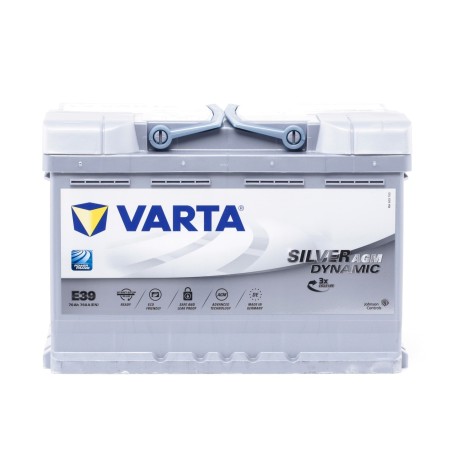 VARTA Μπαταρία A7 70AH/760A Silver Dynamic AGM 278x175x190