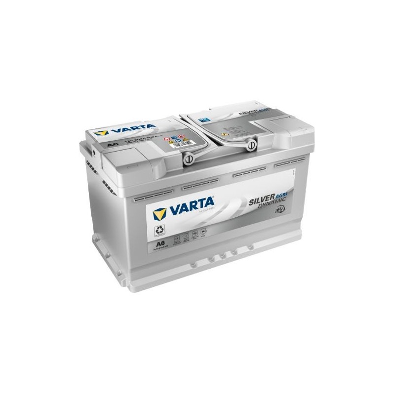 VARTA Μπαταρία A6 80AH/800A Silver Dynamic AGM 315x175x190