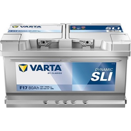 VARTA Μπαταρία F17 80AH/740A Dynamic SLI 315x175x175