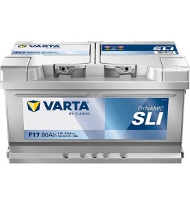 VARTA Μπαταρία F17 80AH/740A Dynamic SLI 315x175x175