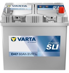 VARTA Μπαταρία D47 60AH/540A Dynamic SLI 232x173x225
