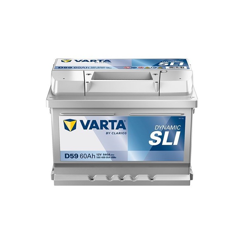 VARTA Μπαταρία D59 60AH/540A Dynamic SLI 242x175x175