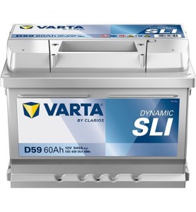 VARTA Μπαταρία D59 60AH/540A Dynamic SLI 242x175x175