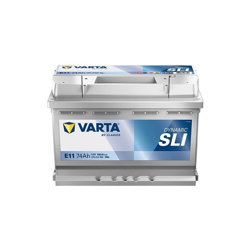 VARTA Μπαταρία E11 74AH/680A Dynamic SLI 278x175x190
