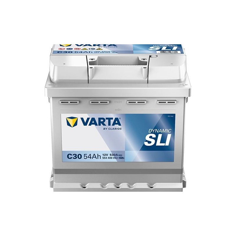 VARTA Μπαταρία C30 54AH/530A Silver Dynamic 207x175x190 VARTA Μπαταρία C30 54AH/530A Silver Dynamic 207x175x190