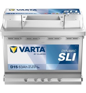 VARTA Μπαταρία D15 63AH/610A Silver Dynamic 242x175x190