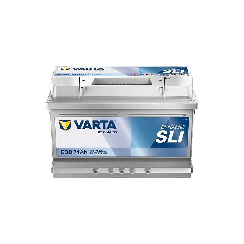 VARTA Μπαταρία E38 74AH/750A Silver Dynamic 278x175x175 VARTA Μπαταρία E38 74AH/750A Silver Dynamic 278x175x175