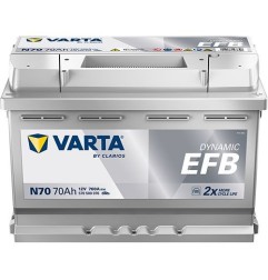VARTA Μπαταρία N70 70AH/760A Dynamic EFB 278x175x190