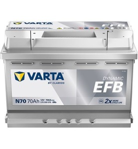 VARTA Μπαταρία N70 70AH/760A Dynamic EFB 278x175x190