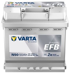 VARTA Μπαταρία N50 50AH/550A Dynamic EFB 207x175x190