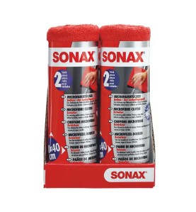 SONAX Πανί Μικροϊνών για Αμάξωμα & Γυάλισμα 40x40cm (Σετ 2 Τεμ.)