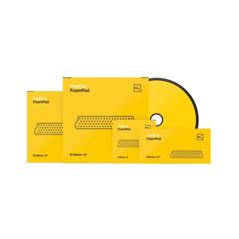 KOCH-CHEMIE Σφουγγάρι Γυαλίσματος Fine Cut Yellow V2 Ø150mm