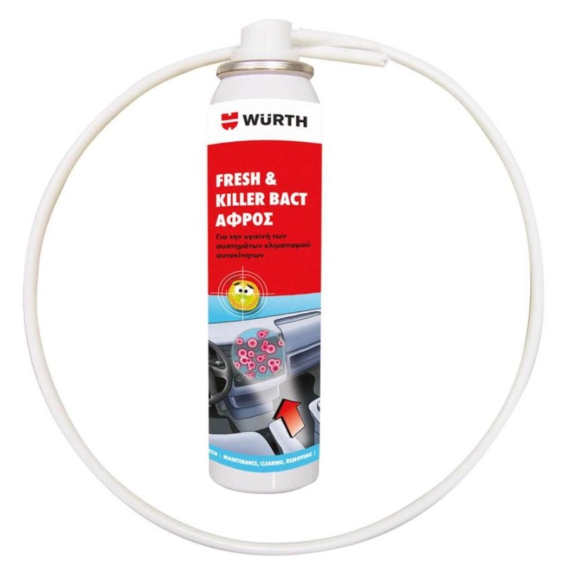 Wurth A/C Fresh - Clean Σπρέι Καθαρισμού για Air Condition Αυτοκινήτου 100ml