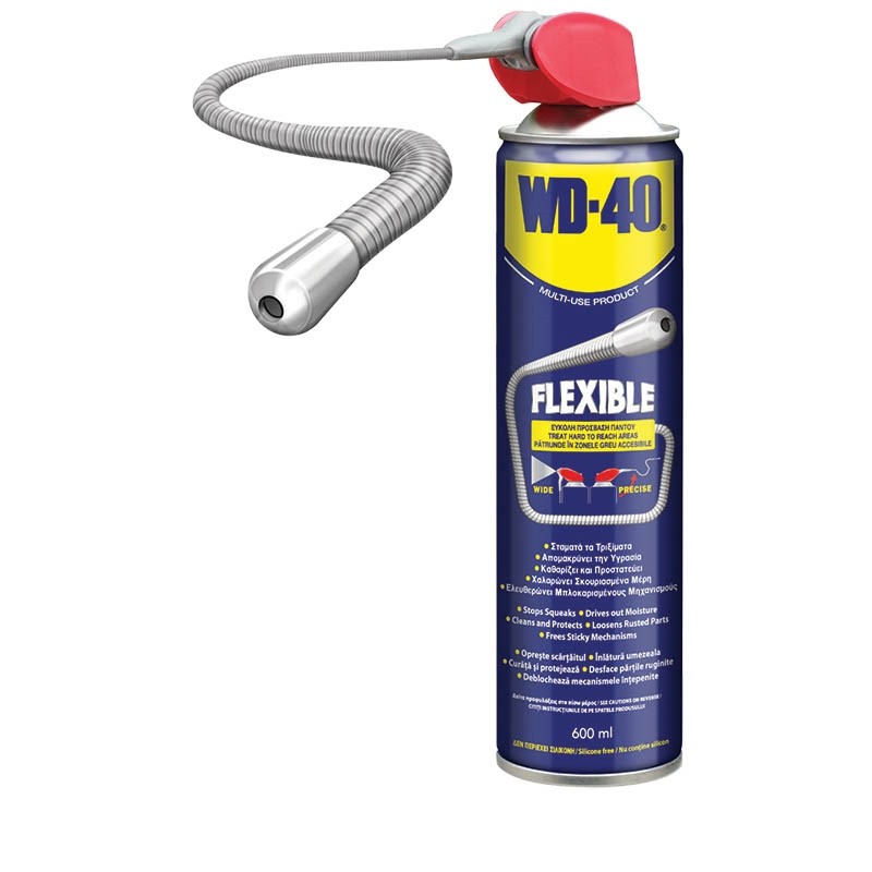WD-40 Αντισκωριακό με Εύκαμπτο Ακροφύσιο Multi Use Product Flexible 600ML 002600120-WD40
