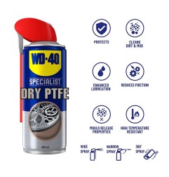 WD-40 Ξηρό Λιπαντικό PTFE Specialist Dry Lubricant 400ML 207040120-WD4