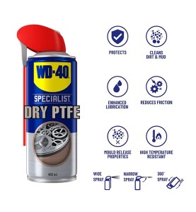 WD-40 Ξηρό Λιπαντικό PTFE Specialist Dry Lubricant 400ML 207040120-WD4