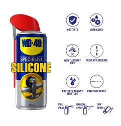 WD-40 Σπρέι Σιλικόνης Specialist Silicone Spray 400ML 201040120-WD40