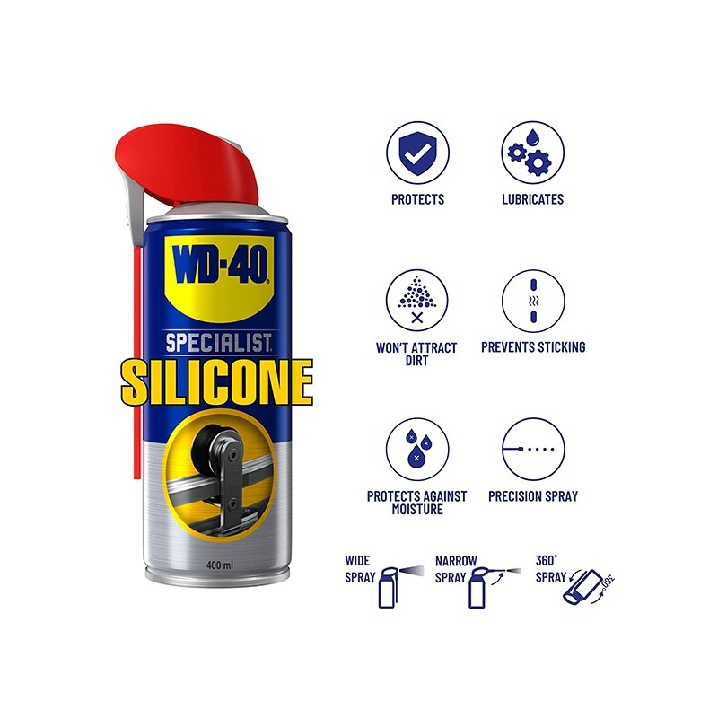WD-40 Σπρέι Σιλικόνης Specialist Silicone Spray 400ML 201040120-WD40