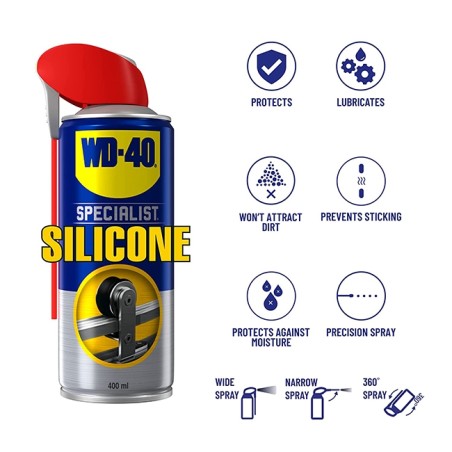 WD-40 Σπρέι Σιλικόνης Specialist Silicone Spray 400ML 201040120-WD40