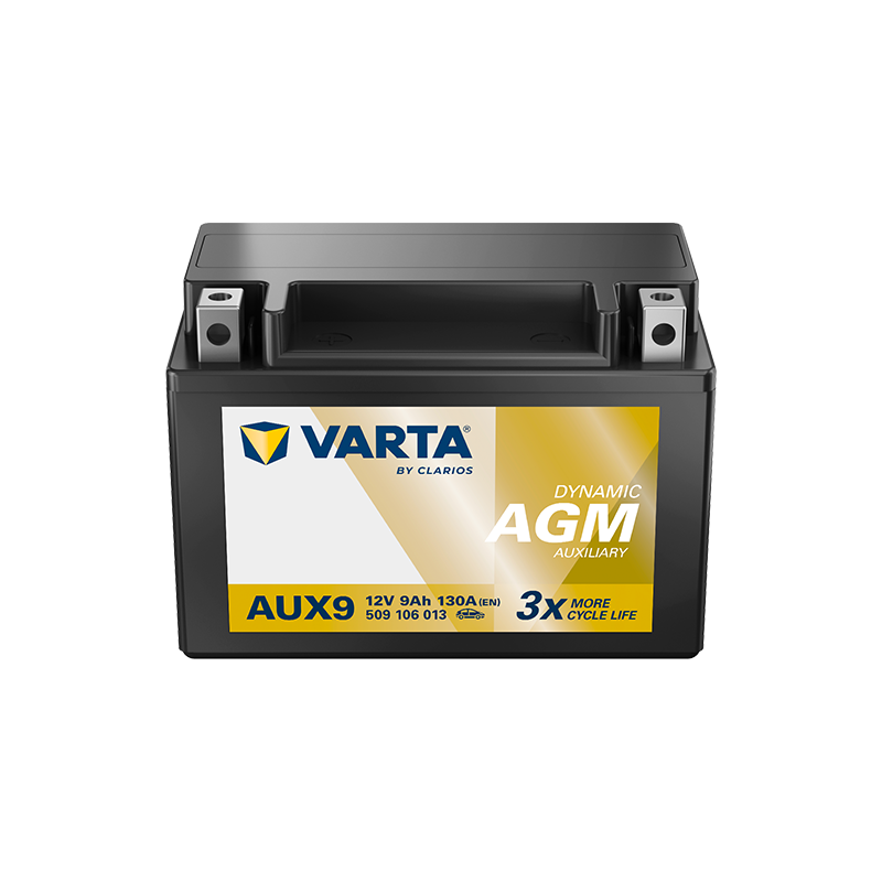 VARTA Μπαταρία AUX9 9AH/130A Silver Dynamic 509106013K262-26