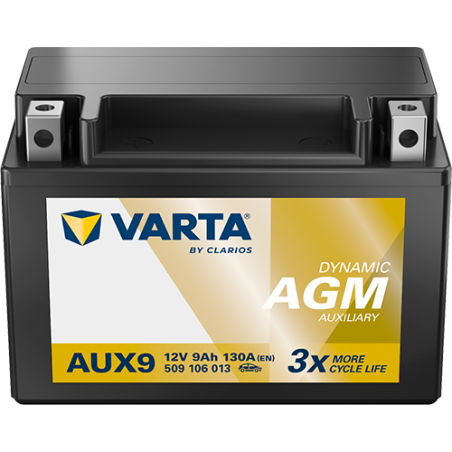 VARTA Μπαταρία AUX9 9Ah/130A Silver Dynamic 509106013K262