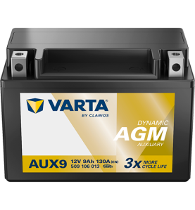 VARTA Μπαταρία AUX9 9Ah/130A Silver Dynamic 509106013K262